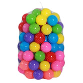 Huitich 50-piece set of multicolored play balls for toddlers in a mesh bag for soft ocean pit toys